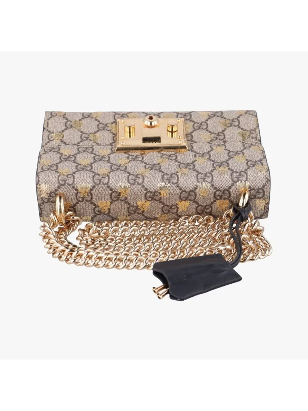 Gucci Padlock Brown Leather Shoulder Bag
